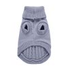 Dog Sweater Warm Pet Sweater Dog Sweaters for Small Dogs Medium Dogs Large Dogs Cute Knitted Classic Clothes Coat for Dog Puppy - X-Large - GREY