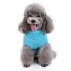 Dog Sweater Warm Pet Sweater Dog Sweaters for Small Dogs Medium Dogs Large Dogs Cute Knitted Classic Clothes Coat for Dog Puppy - Small - BLUE