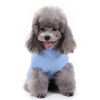 Dog Sweater Warm Pet Sweater Dog Sweaters for Small Dogs Medium Dogs Large Dogs Cute Knitted Classic Clothes Coat for Dog Puppy - XX-Large - LIGHT BLU