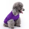 Dog Sweater Warm Pet Sweater Dog Sweaters for Small Dogs Medium Dogs Large Dogs Cute Knitted Classic Clothes Coat for Dog Puppy - Medium - PURPLE